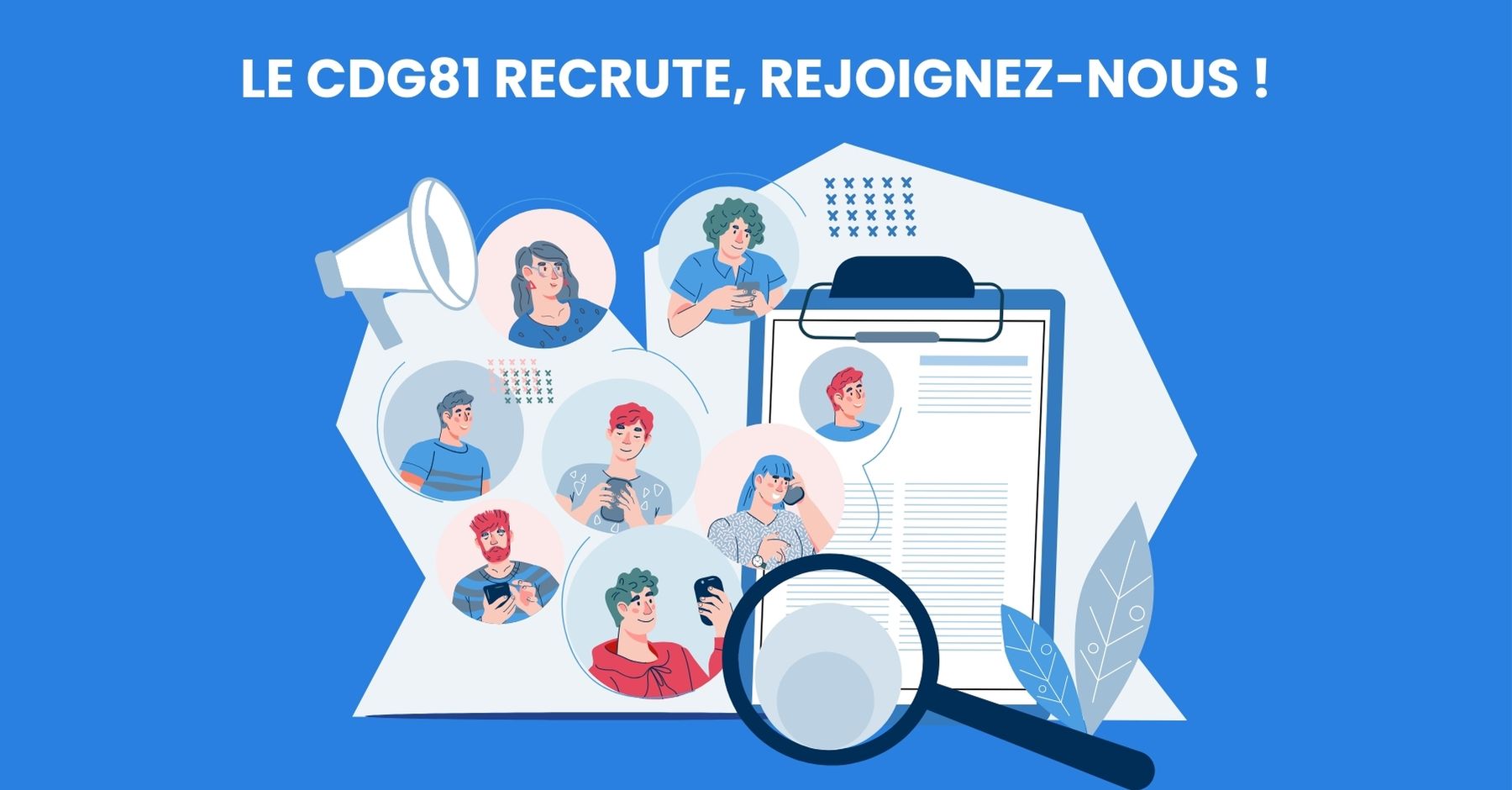 Le CDG81 recrute !